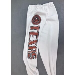 Texas Longhorns Logo Sweatpants Mens Lg White NCAA College Football 90s USA